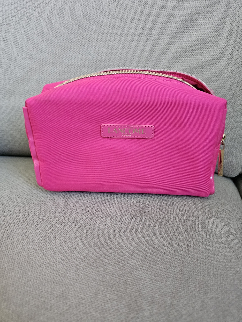 Lancôme Hot Pink Cosmetic Makeup Bag